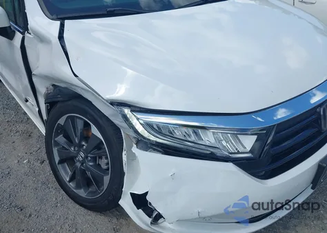 2023 Honda Odyssey Elite z USA, uszkodzony, nr VIN 5FNRL6H97PB047753